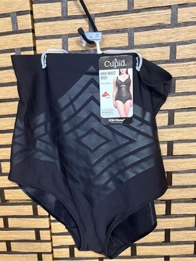 Cupid Black High Waist Brief Shape Wear Size 2X